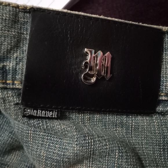 MAKAVELI | Vintage 2Pac Young Men's Light Blue Jeans | Size20(32×32) - Picture 6 of 8